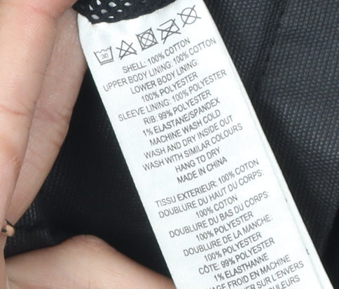 Mens UK Size L French Connection Black Basic Jacket