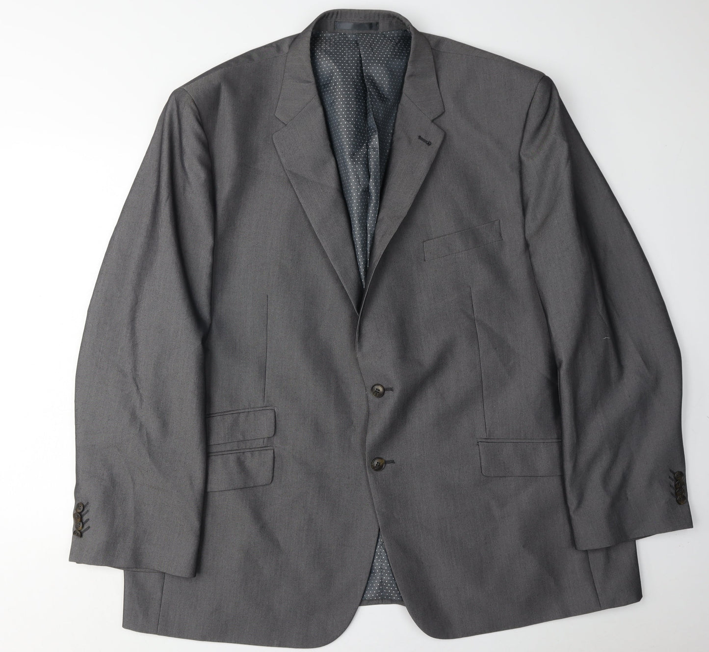 Mens UK Size 54 Greenwoods Regular Grey Suit Jacket