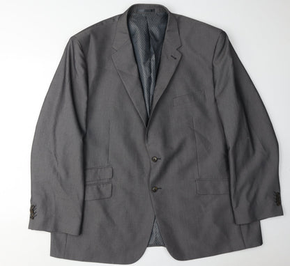 Mens UK Size 54 Greenwoods Regular Grey Suit Jacket