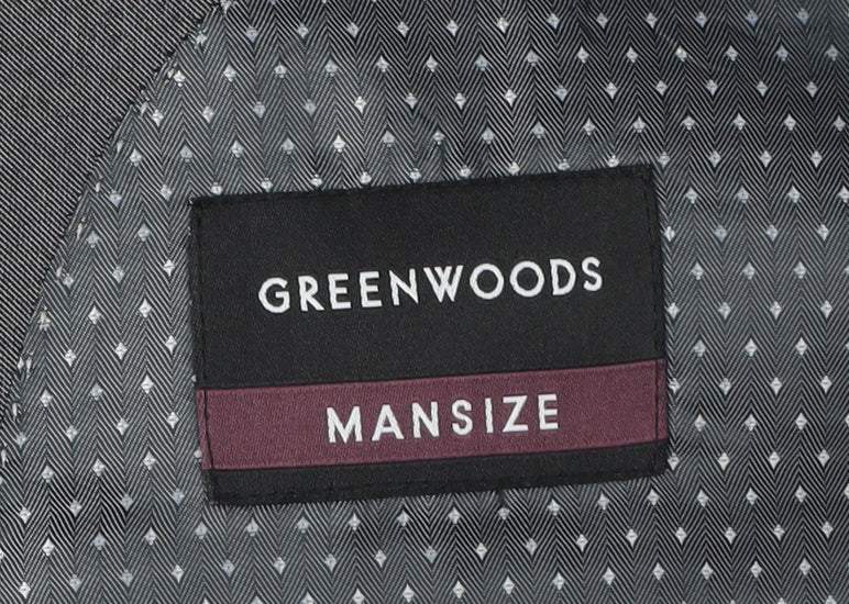 Mens UK Size 54 Greenwoods Regular Grey Suit Jacket