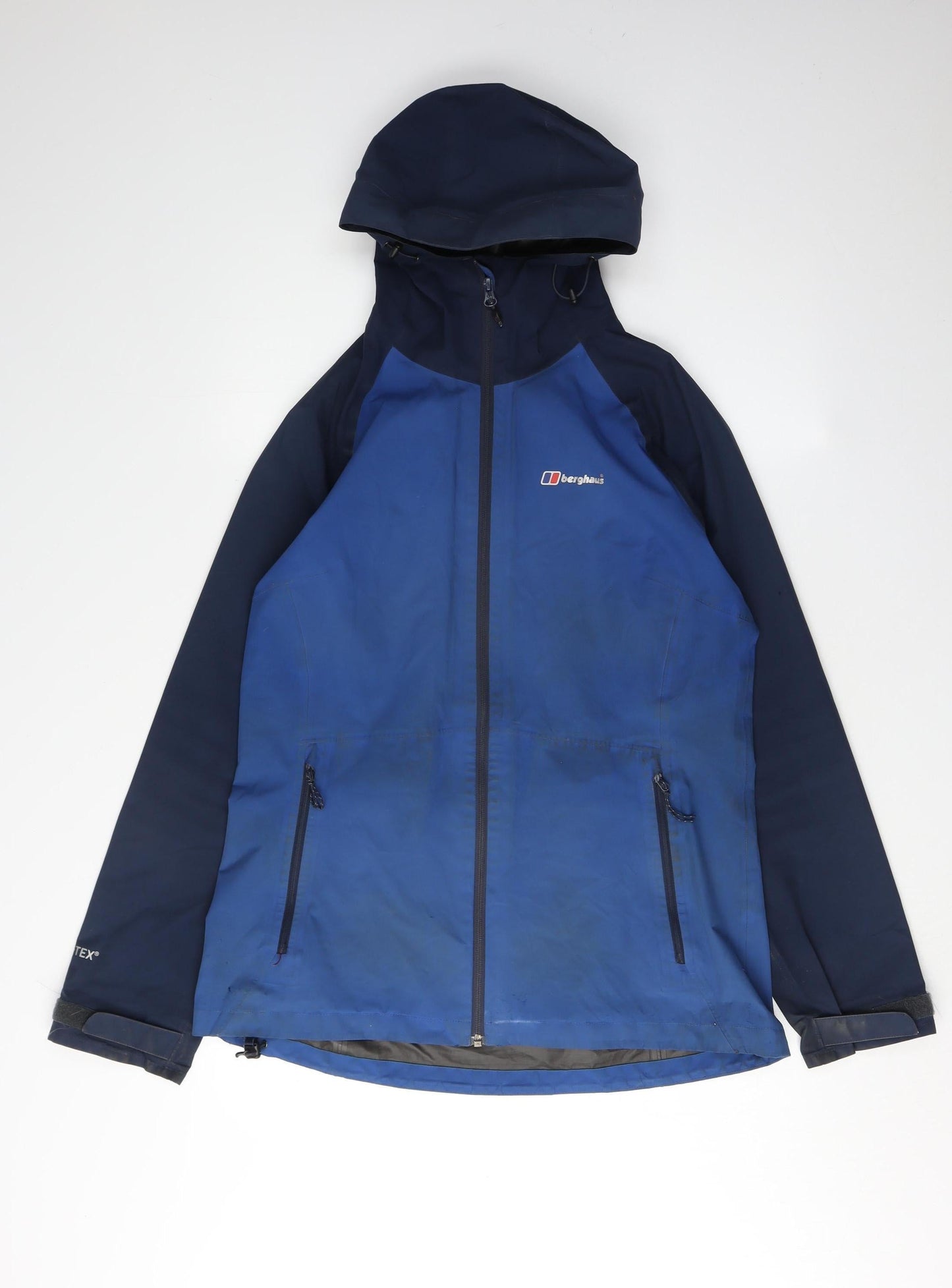 Womens UK Size 14 Berghaus Blue Rain Coat