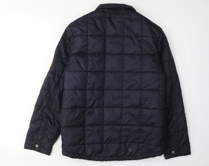 FatFace Boys Blue Puffer Jacket 10-11 Years Lined Lightweight