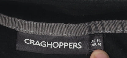 Craghoppers Women's Black Fleece Sweatshirt UK 14