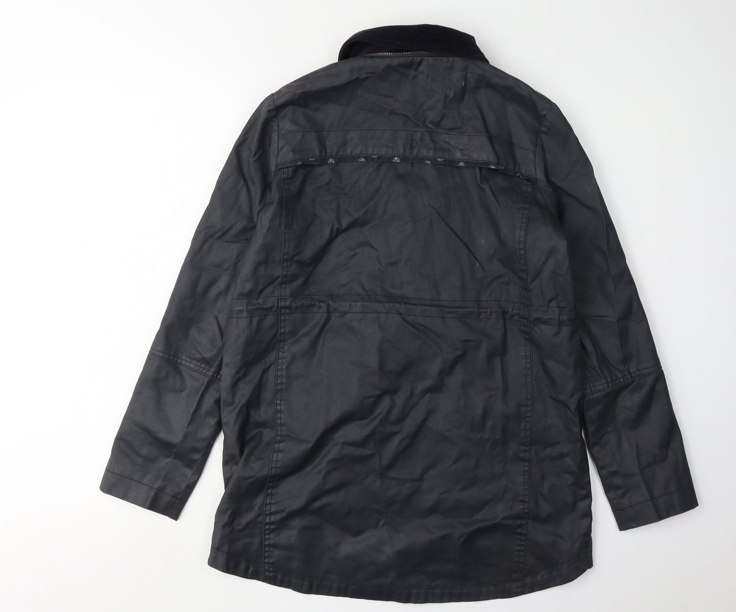 Womens UK Size 8 Yumi Black Anorak Coat