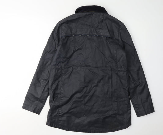 Womens UK Size 8 Yumi Black Anorak Coat