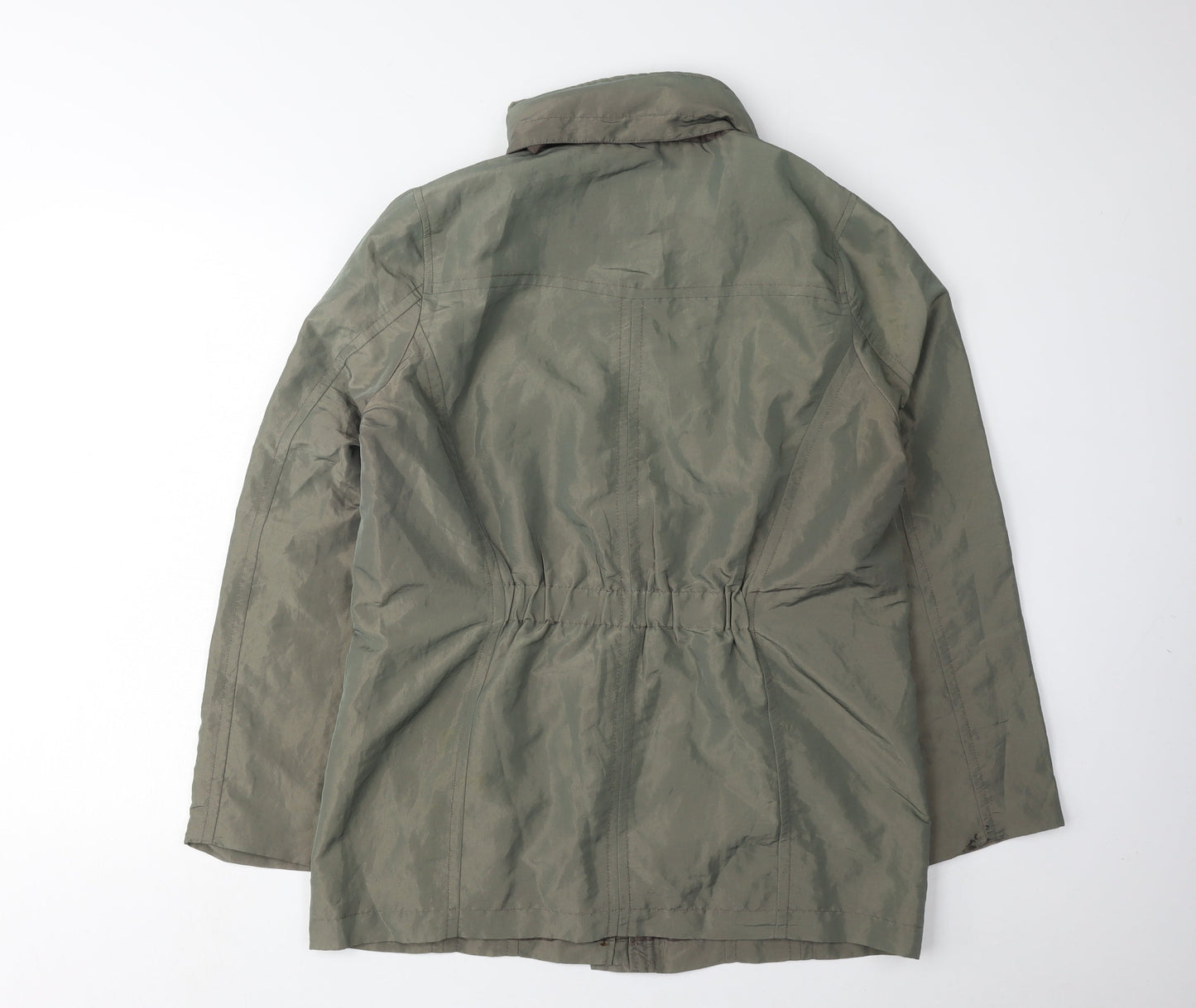 Maine New England Women's Green Military Jacket Size 14