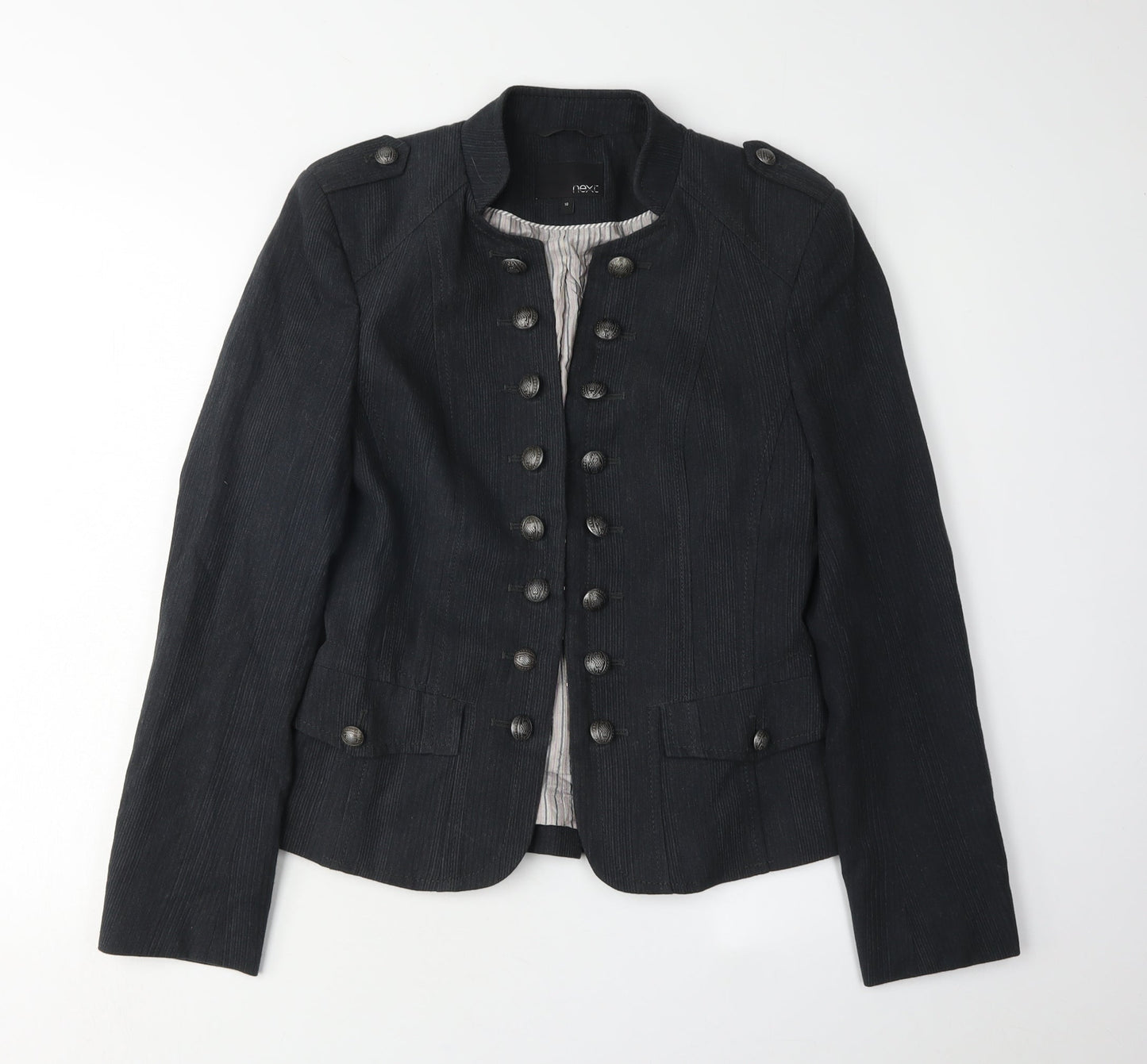 Next Women's Black Blazer Size 10 Long Sleeve