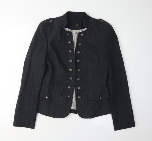 Next Women's Black Blazer Size 10 Long Sleeve