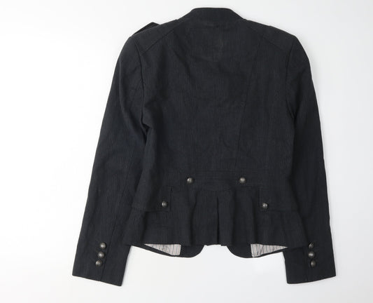 Next Women's Black Blazer Size 10 Long Sleeve