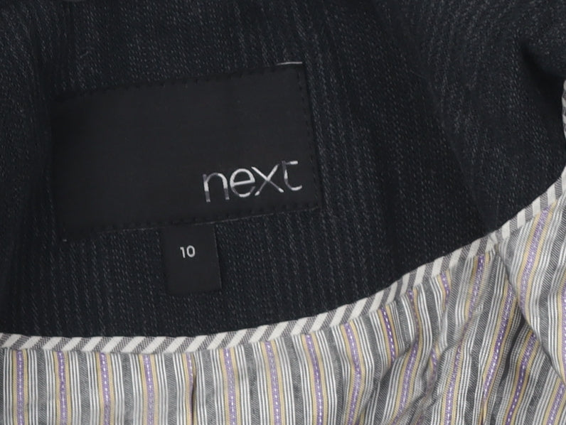 Next Women's Black Blazer Size 10 Long Sleeve