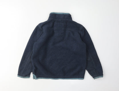 Fat Face Boys Blue Pullover Sweatshirt 6-7 Years Hooded