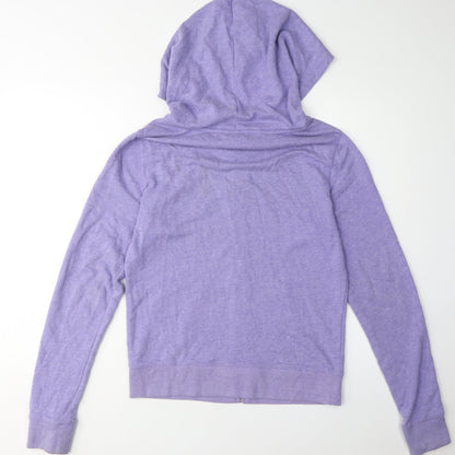 Victoria's Secret PINK Women's Purple Full Zip Hoodie - M