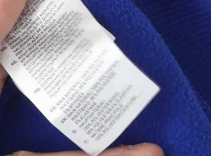 Adidas Men's Blue S Hoodie, Pullover with Logo, Gym Wear