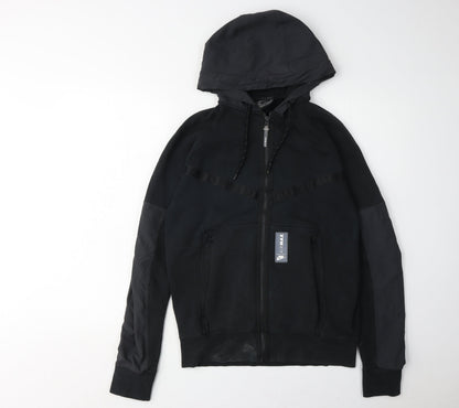 Mens UK Size S Nike Black Full Zip Hoodie