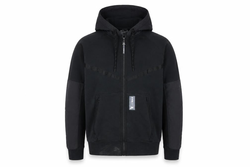 Mens UK Size S Nike Black Full Zip Hoodie