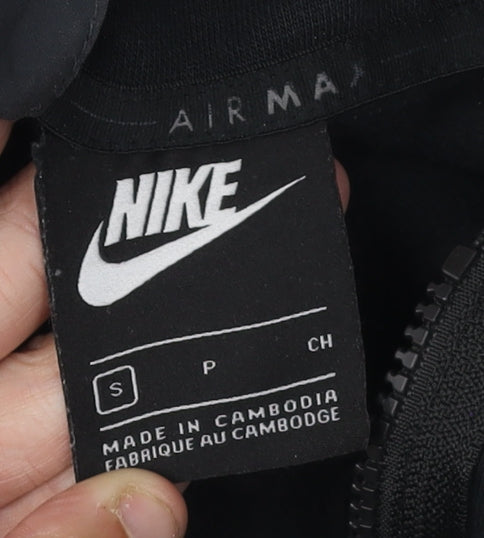 Mens UK Size S Nike Black Full Zip Hoodie