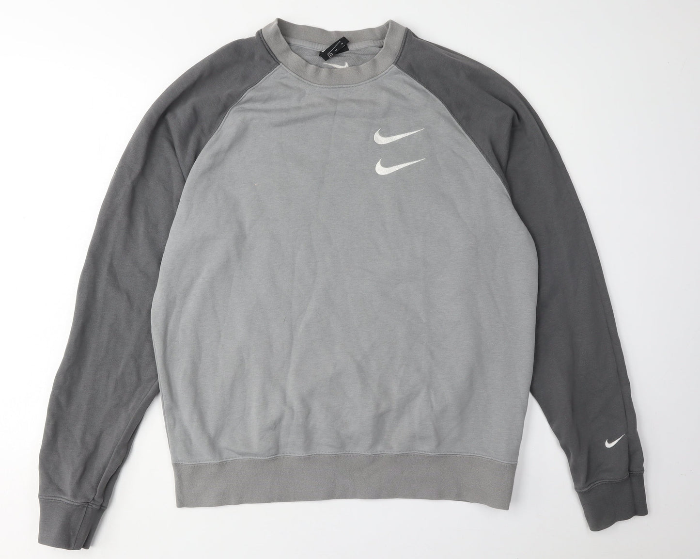 Mens UK Size M Nike Grey Pullover Sweatshirt
