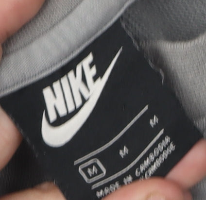 Mens UK Size M Nike Grey Pullover Sweatshirt