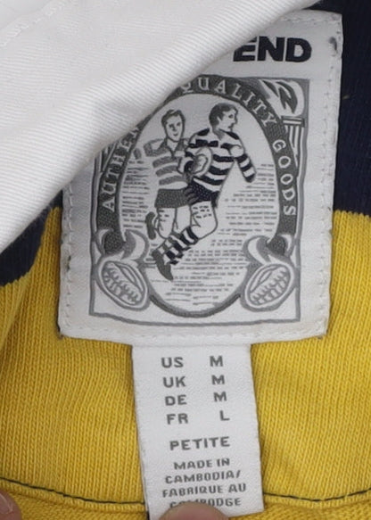 Lands' End Women's Multicoloured Stripe Polo