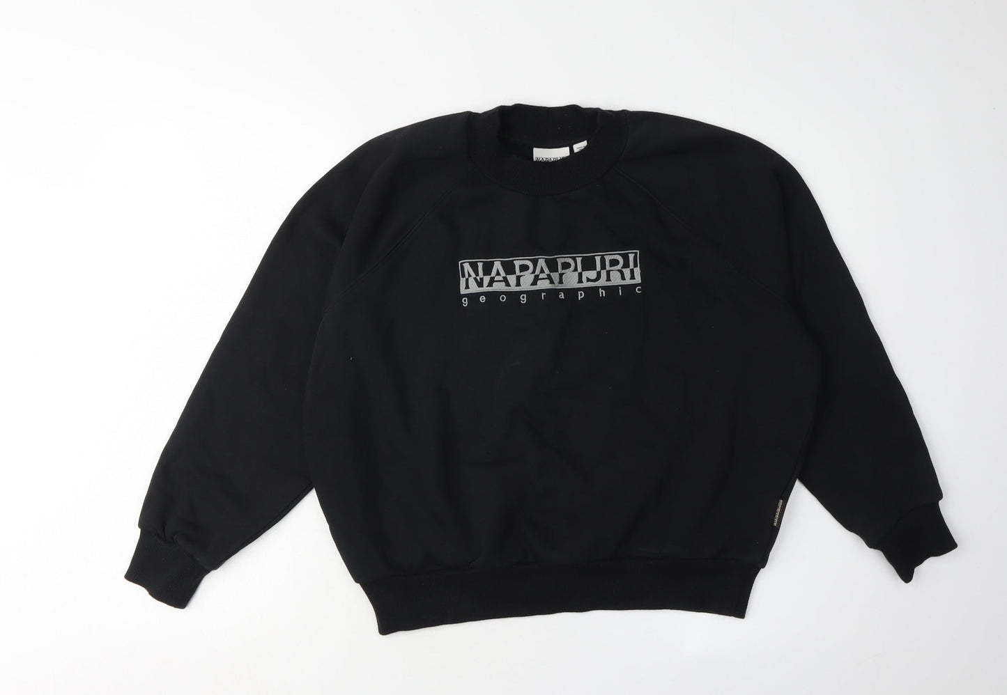 Napapijri Unisex Black Logo Sweatshirt XS