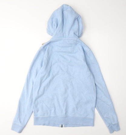 Womens UK Size 8 FatFace Blue Full Zip Hoodie