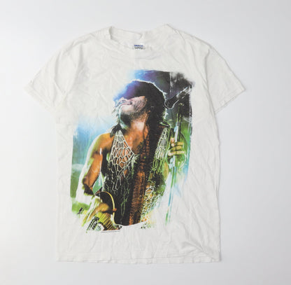 Mens UK Size S Gildan White  T-Shirt