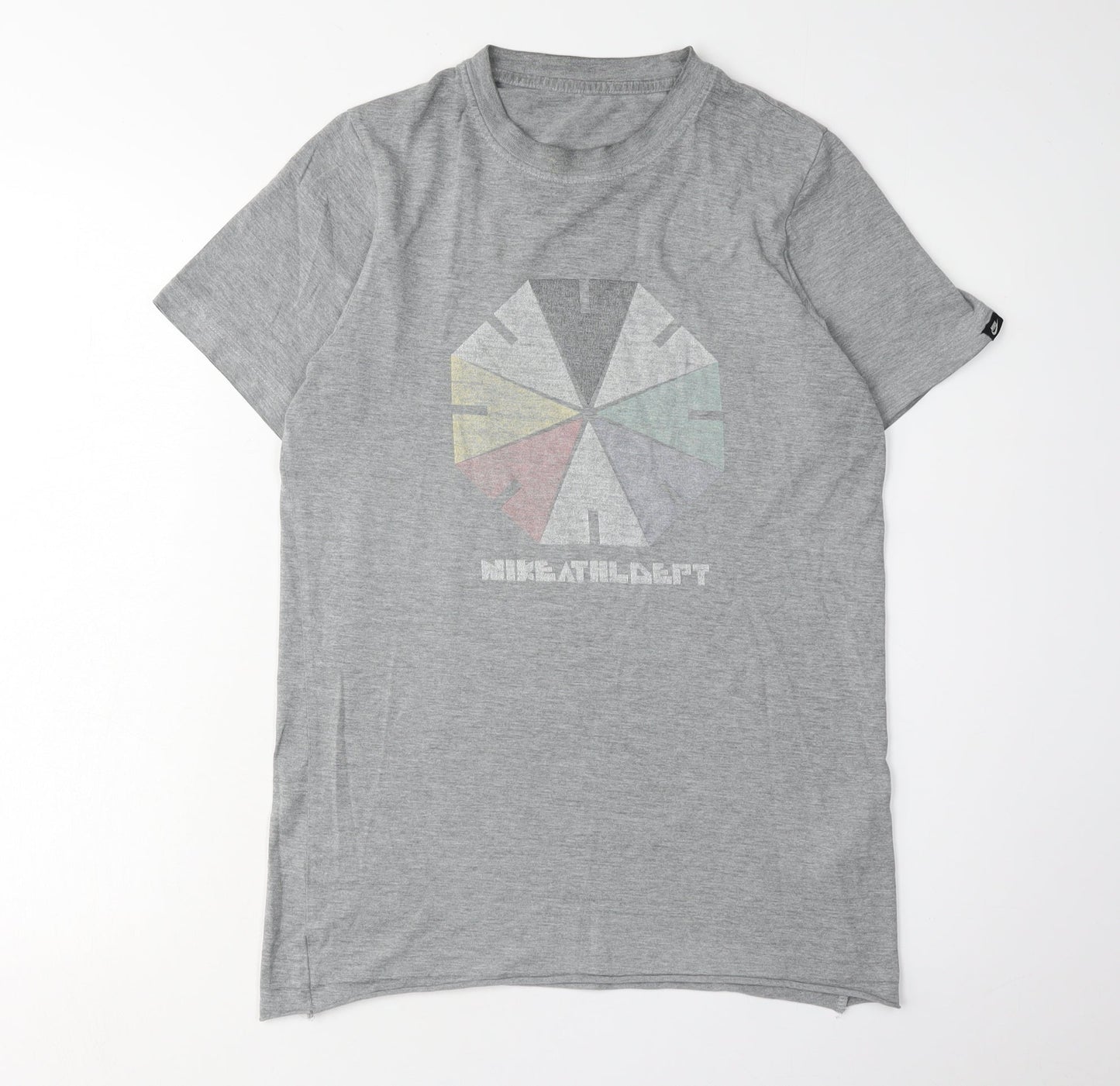 Nike Men's Grey Graphic Print T-Shirt Size S