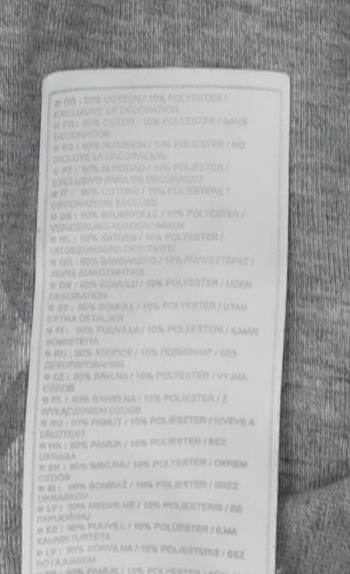 Nike Men's Grey Graphic Print T-Shirt Size S