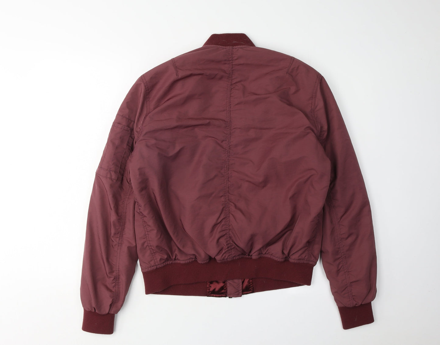 Light Before Dark Women's Red Bomber Jacket Size S