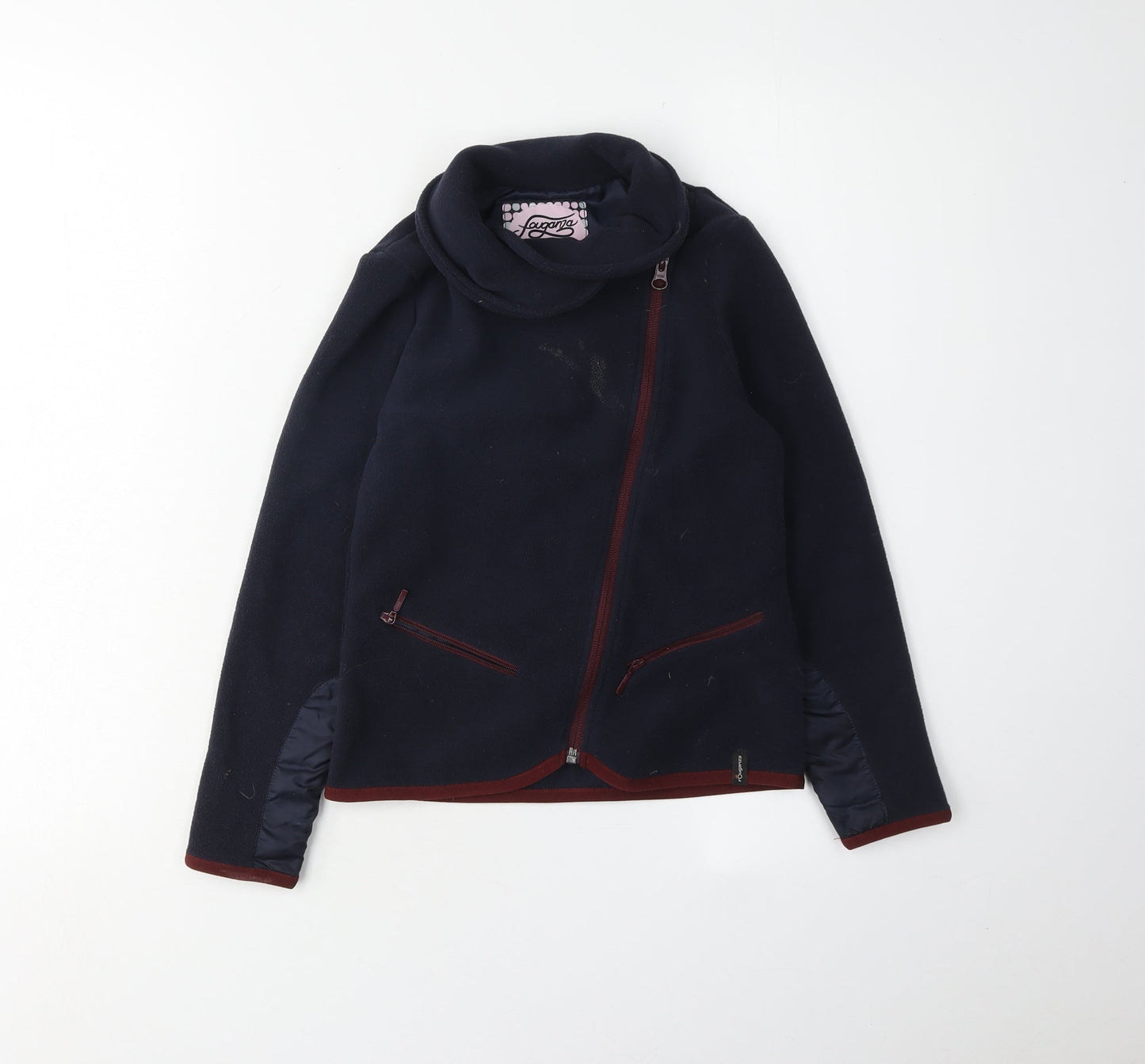 Decathlon Blue Girls Fleece Jacket Age 8 - Warm & Cosy