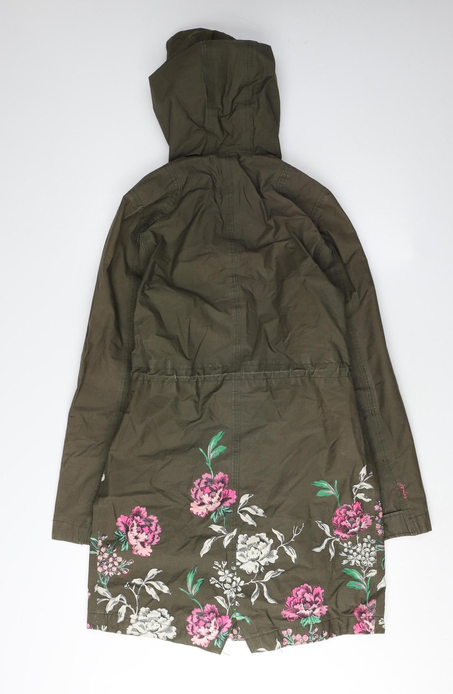 Womens UK Size 2XS Joules Green Parka Coat