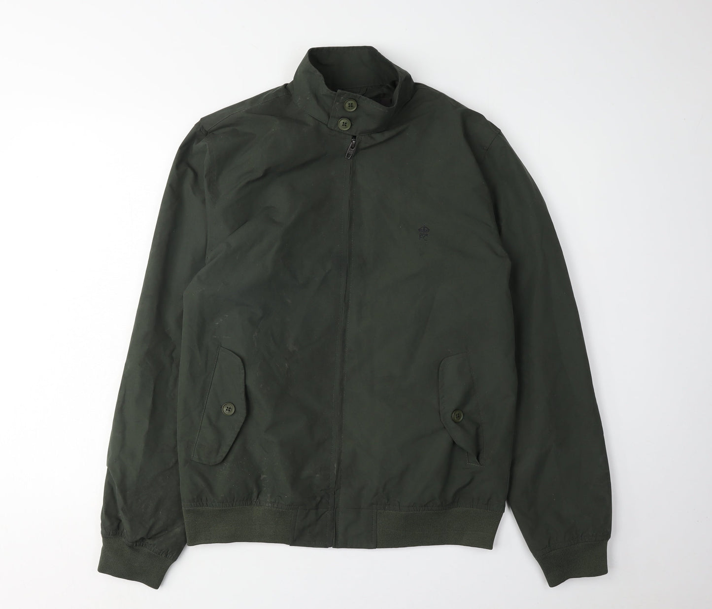 Mens UK Size S French Connection Green Basic Jacket