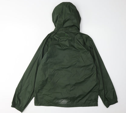 Mountain Warehouse Boys Green Windbreaker Jacket 13 Years