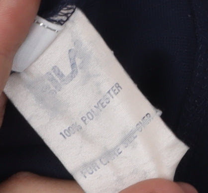 FILA Unisex Blue Pullover Sweatshirt, Size S