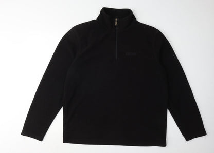 Mens UK Size L Regatta Black Full Zip Sweatshirt
