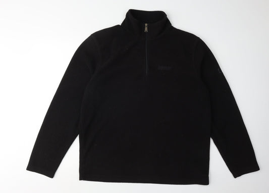 Mens UK Size L Regatta Black Full Zip Sweatshirt