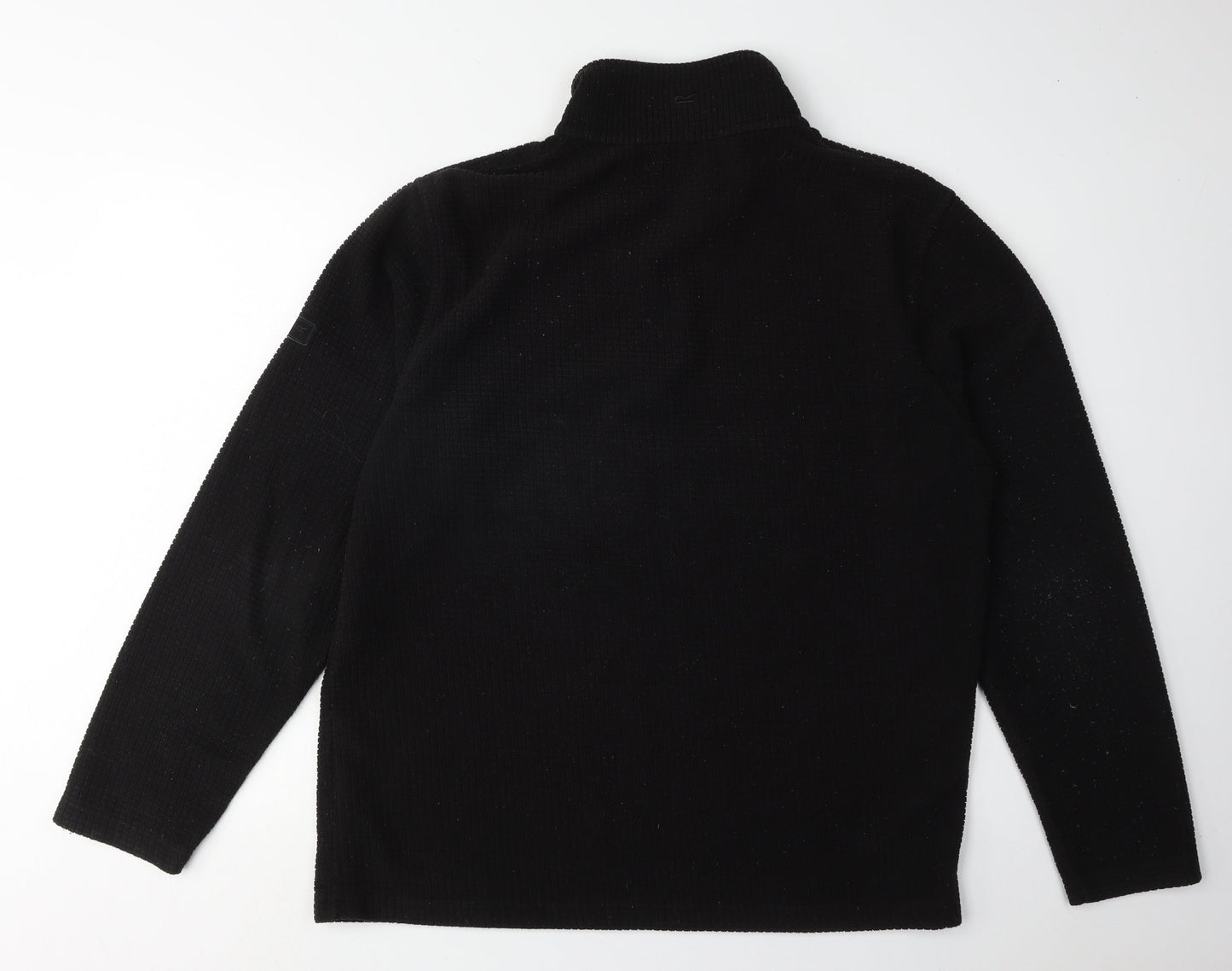 Mens UK Size L Regatta Black Full Zip Sweatshirt
