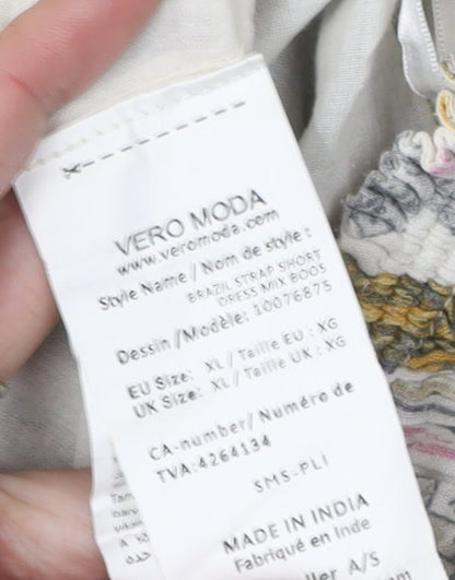 Womens UK Size XL VERO MODA Multicoloured Camisole Tank