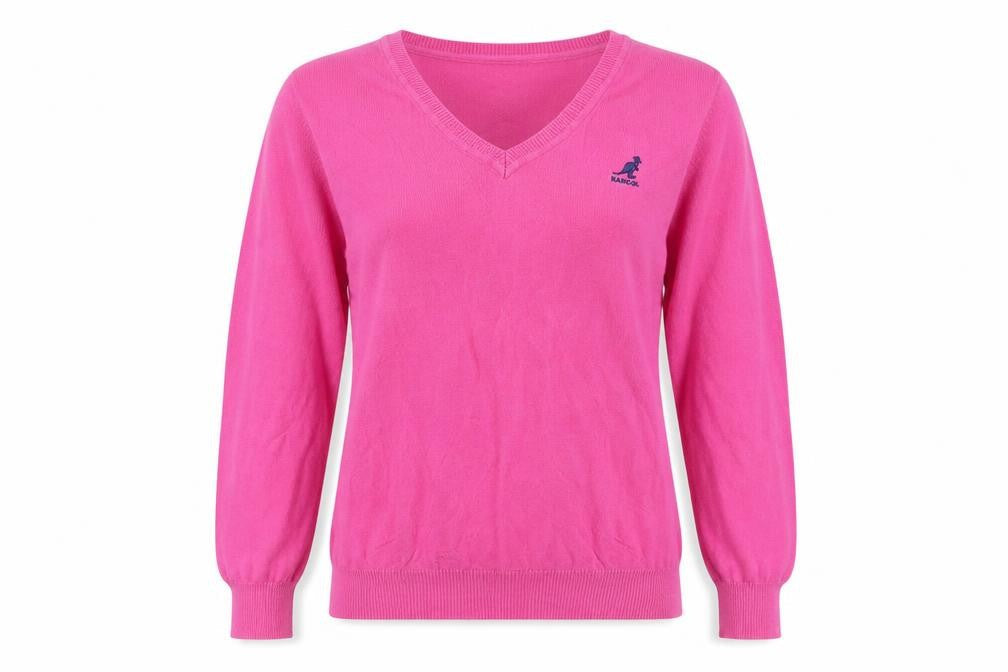 Womens UK Size 12 Kangol Pink Jumper Jumper