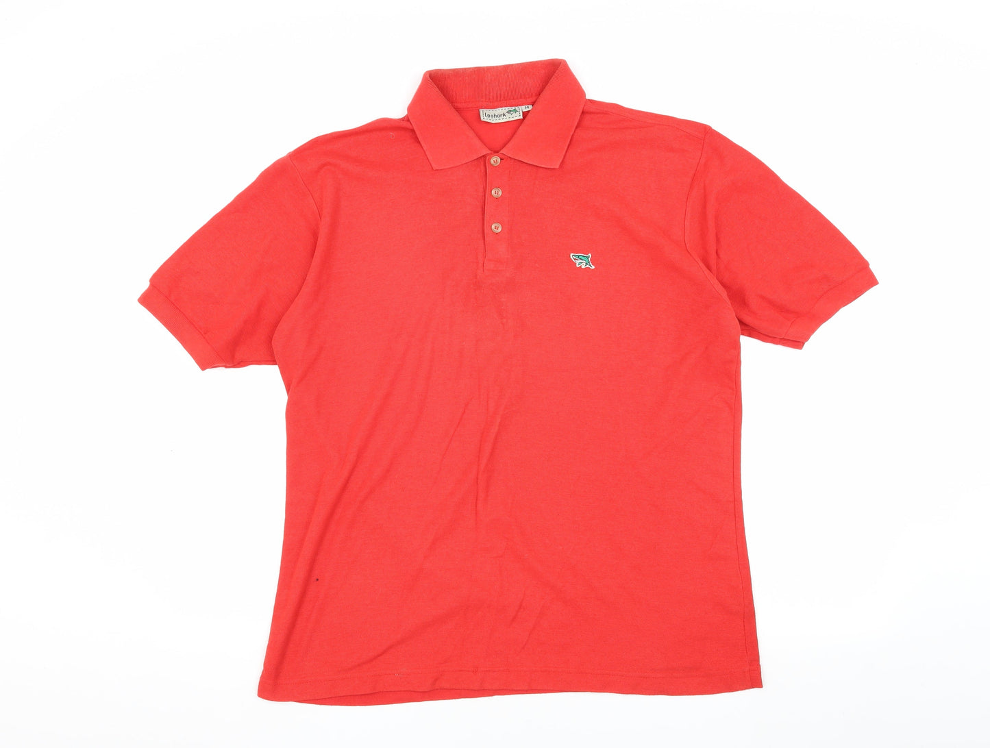 Le Shark Men's Red Polo M Short Sleeve Collared