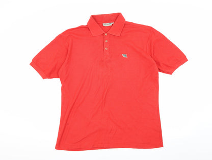 Le Shark Men's Red Polo M Short Sleeve Collared