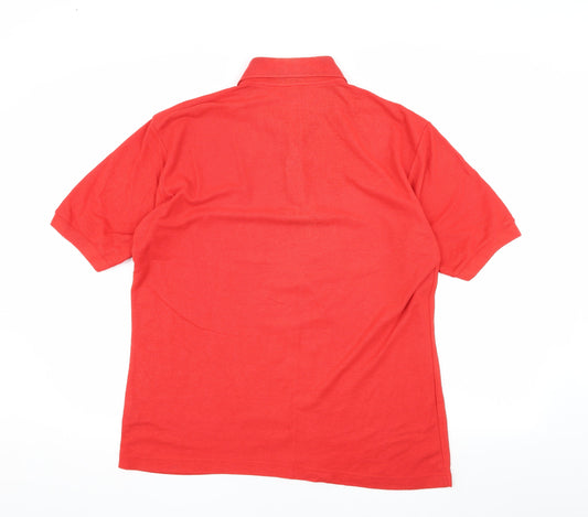 Le Shark Men's Red Polo M Short Sleeve Collared