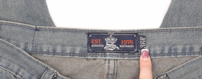 Mens UK Size 36R Soulstar Regular Fit Straight Blue Jeans