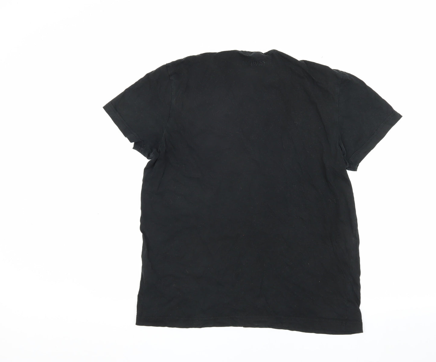 Mens UK Size L HUGO BOSS Black  T-Shirt