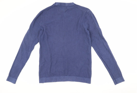 Superdry Men's Blue Crew Neck Pullover Jumper L