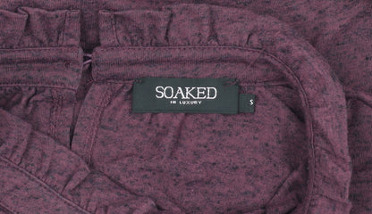 Soaked in Luxury Women's Purple Blouse, Size S, High Neck