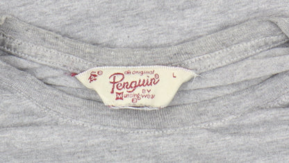 Penguin Men's Grey L Crew Neck T-Shirt