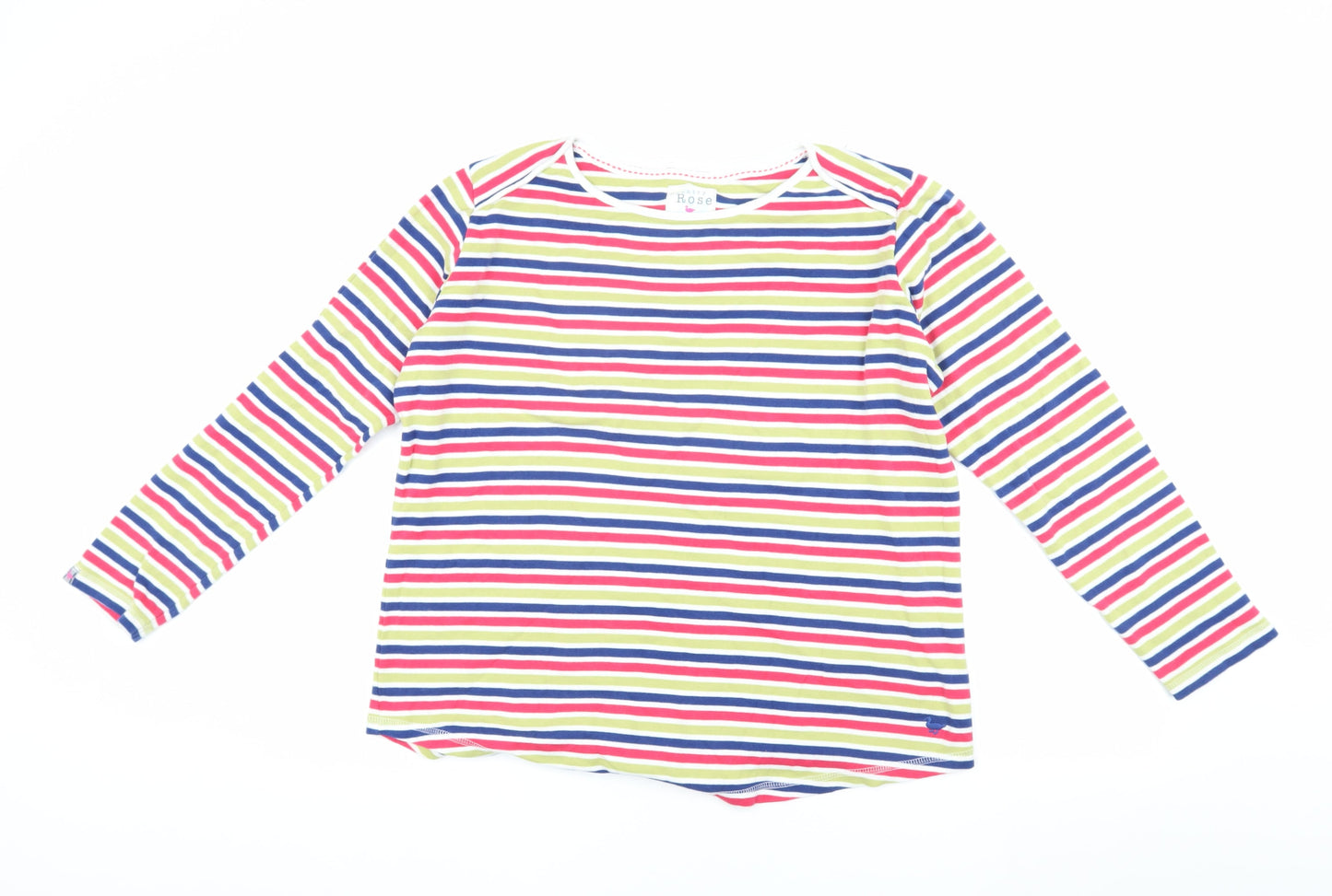 Womens UK Size L Country Rose Multicoloured Basic T-Shirt