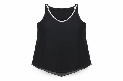 Womens UK Size 16 Quiz Black Basic Tank