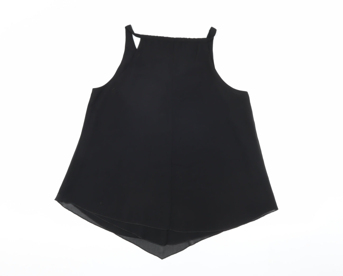 Quiz Women's Black Beaded Tank Top Size 16